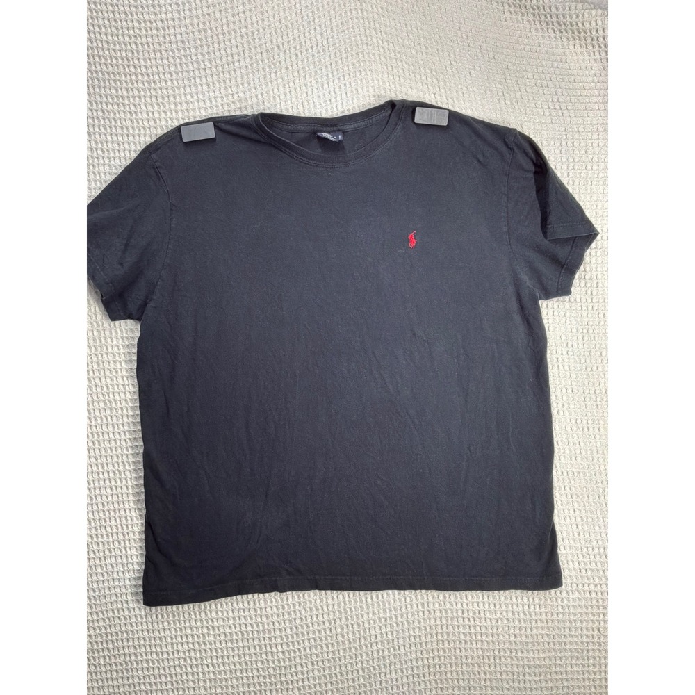 Classic Mens Polo Ralph Lauren T-Shirt Large Black